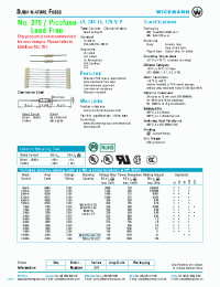 Datasheet 275 manufacturer Littelfuse