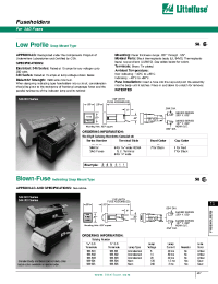 Datasheet 344801 manufacturer Littelfuse