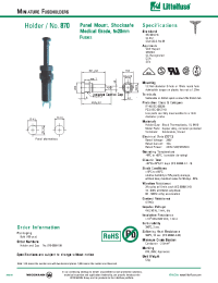 Datasheet 870 производства Littelfuse