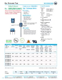 Datasheet A471S006501204 manufacturer Littelfuse