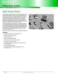 Datasheet AUML manufacturer Littelfuse