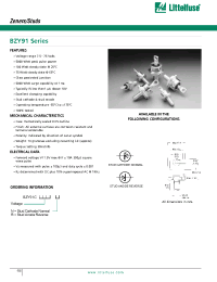 Datasheet BZY91C9V1 manufacturer Littelfuse