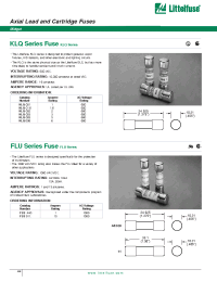 Datasheet KLQ01.6 manufacturer Littelfuse