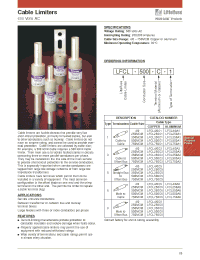 Datasheet LFCL500C5 manufacturer Littelfuse