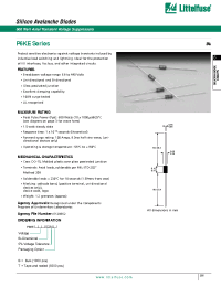 Datasheet P6KE160A manufacturer Littelfuse