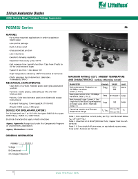 Datasheet P6SMBJ36A manufacturer Littelfuse