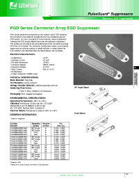 Datasheet PGD015S030BSA01 manufacturer Littelfuse