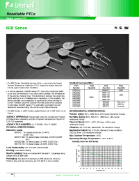 Datasheet R60R020 manufacturer Littelfuse