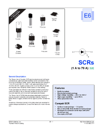 Datasheet S6008R производства Littelfuse