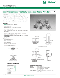 Datasheet SL1021B145 manufacturer Littelfuse