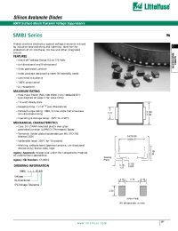 Datasheet SMBJ8.5A manufacturer Littelfuse