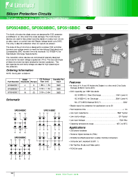 Datasheet SP0504BBCT производства Littelfuse