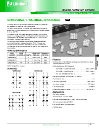 Datasheet SP0516BACT manufacturer Littelfuse