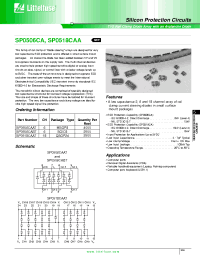 Datasheet SP0518CAA manufacturer Littelfuse