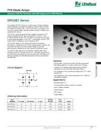 Datasheet SPUSB1BJT производства Littelfuse