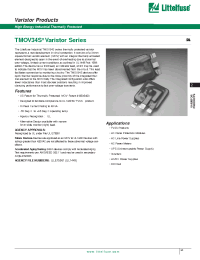 Datasheet TMOV34S131M производства Littelfuse