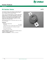 Datasheet V420PA40C manufacturer Littelfuse