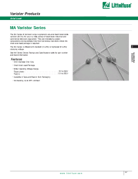 Datasheet V430MA3A manufacturer Littelfuse