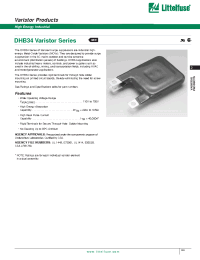 Datasheet V661DHB34 manufacturer Littelfuse