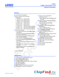 Datasheet LF3312QC10 manufacturer Logic Devices