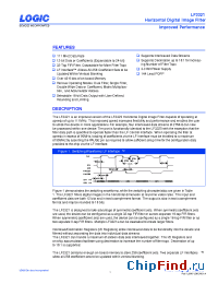 Datasheet LF3321QC9 manufacturer Logic Devices