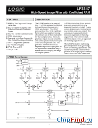 Datasheet LF3347 manufacturer Logic Devices