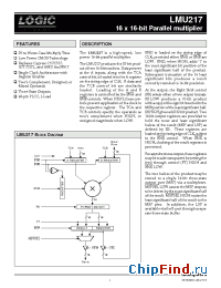 Datasheet LMU217C-55 manufacturer Logic Devices