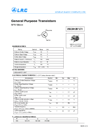 Datasheet 2SC2412KRLT1 manufacturer Leshan Radio