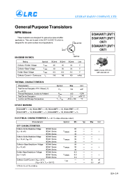 Datasheet BC848CWT1 manufacturer Leshan Radio