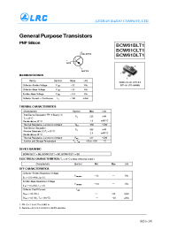 Datasheet BCW61BLT1 manufacturer Leshan Radio