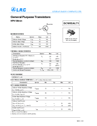 Datasheet BCW65ALT1 manufacturer Leshan Radio