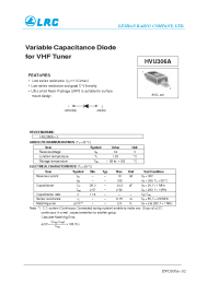 Datasheet HVU306A manufacturer Leshan Radio