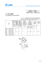 Datasheet KBPC110 manufacturer Leshan Radio