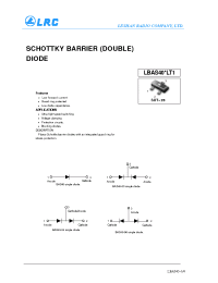 Datasheet LBAS40-06LT1 manufacturer Leshan Radio