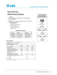 Datasheet LBAV99RWT1 manufacturer Leshan Radio