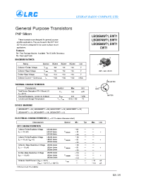 Datasheet LBC858CWT1 manufacturer Leshan Radio