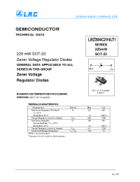 Datasheet LBZX84C36LT1 manufacturer Leshan Radio