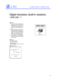 Datasheet LDTA113ZLT1 manufacturer Leshan Radio