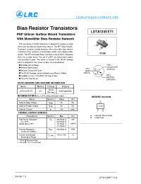 Datasheet LDTA123EET1 manufacturer Leshan Radio