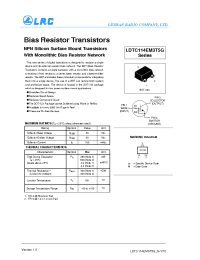 Datasheet LDTC115EM3T5G manufacturer Leshan Radio