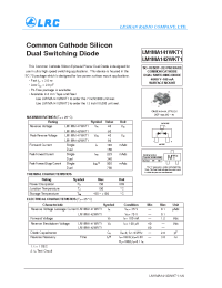 Datasheet LM1MA141WKT1 manufacturer Leshan Radio