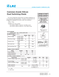 Datasheet LM1MA142WAT1 manufacturer Leshan Radio