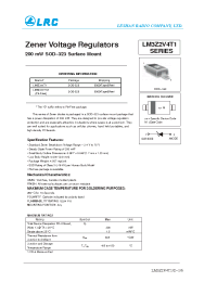 Datasheet LM3Z2V4T1 manufacturer Leshan Radio