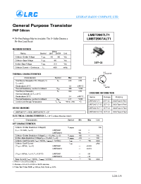 Datasheet LMBT2907ALT1G manufacturer Leshan Radio