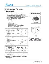 Datasheet LMBT3946DW1T1 manufacturer Leshan Radio