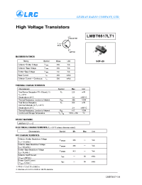 Datasheet LMBT6517LT1 производства Leshan Radio