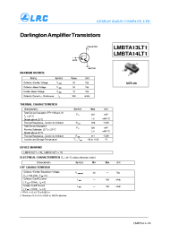 Datasheet LMBTA13LT1 manufacturer Leshan Radio