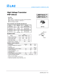 Datasheet LMBTA93LT1 производства Leshan Radio