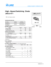 Datasheet LMDL914T1 manufacturer Leshan Radio