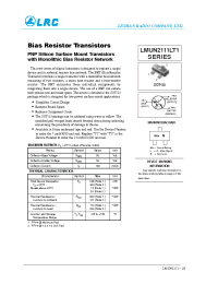 Datasheet LMMUN2110LT3 manufacturer Leshan Radio